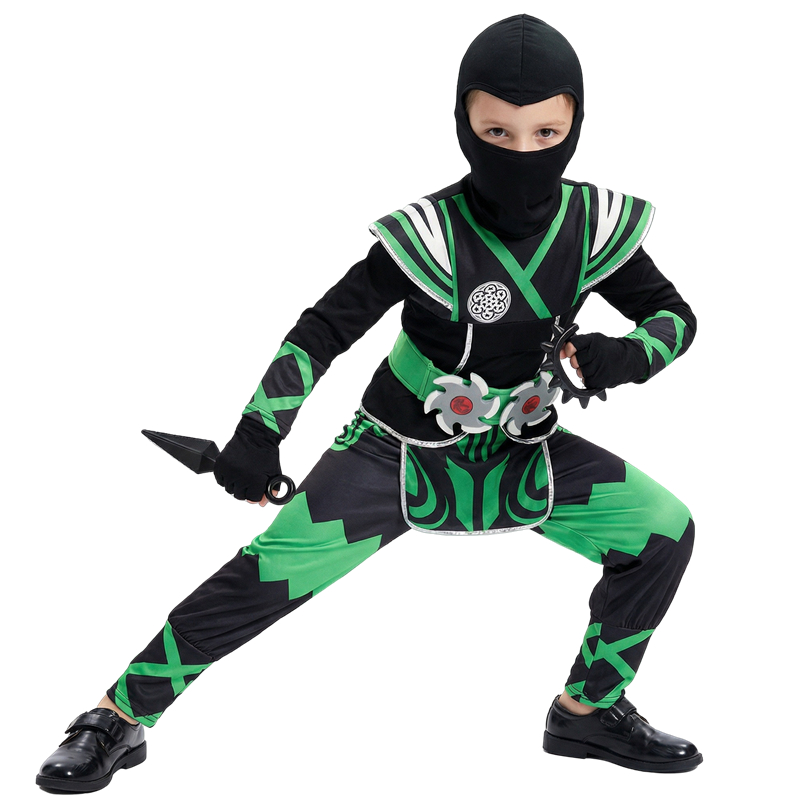 Halloween Costume Kids - Conjunto de disfraz de ninja japonés