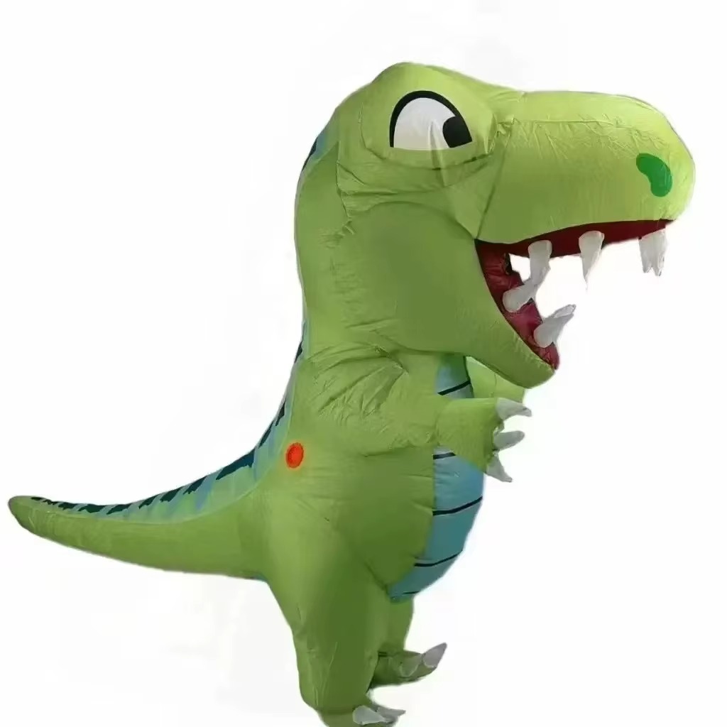 Halloween Costume Adult - Disfraz inflable de dinosaurio de cabeza