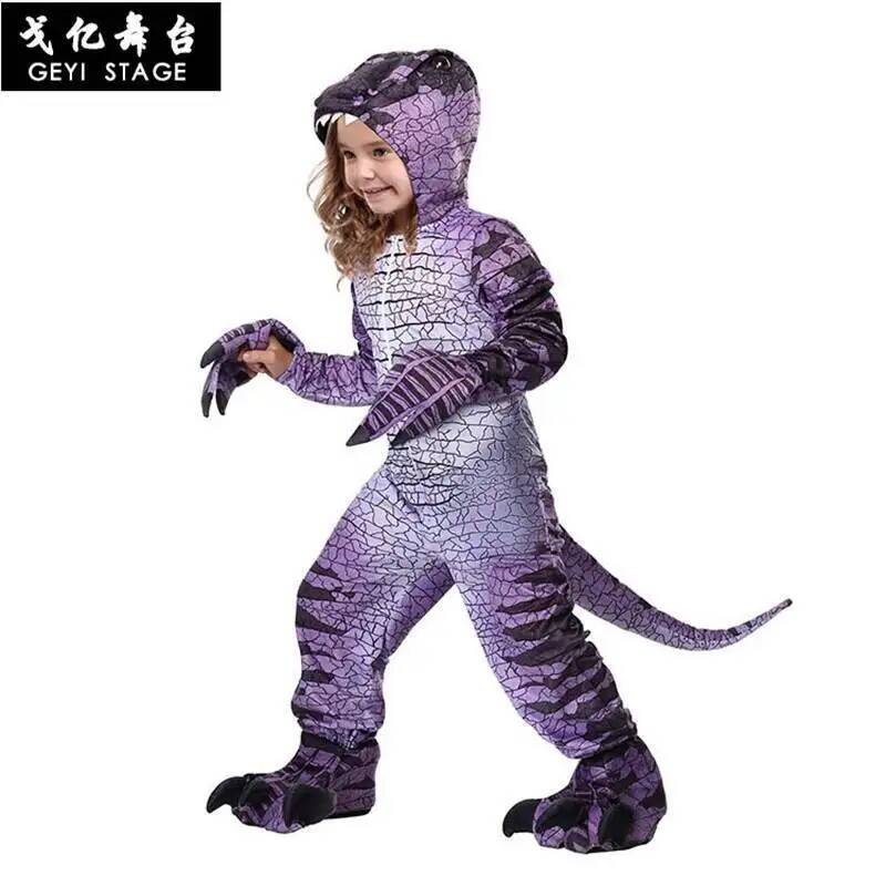 Halloween Costume Kids - Nuevo disfraz de Raptor morado de