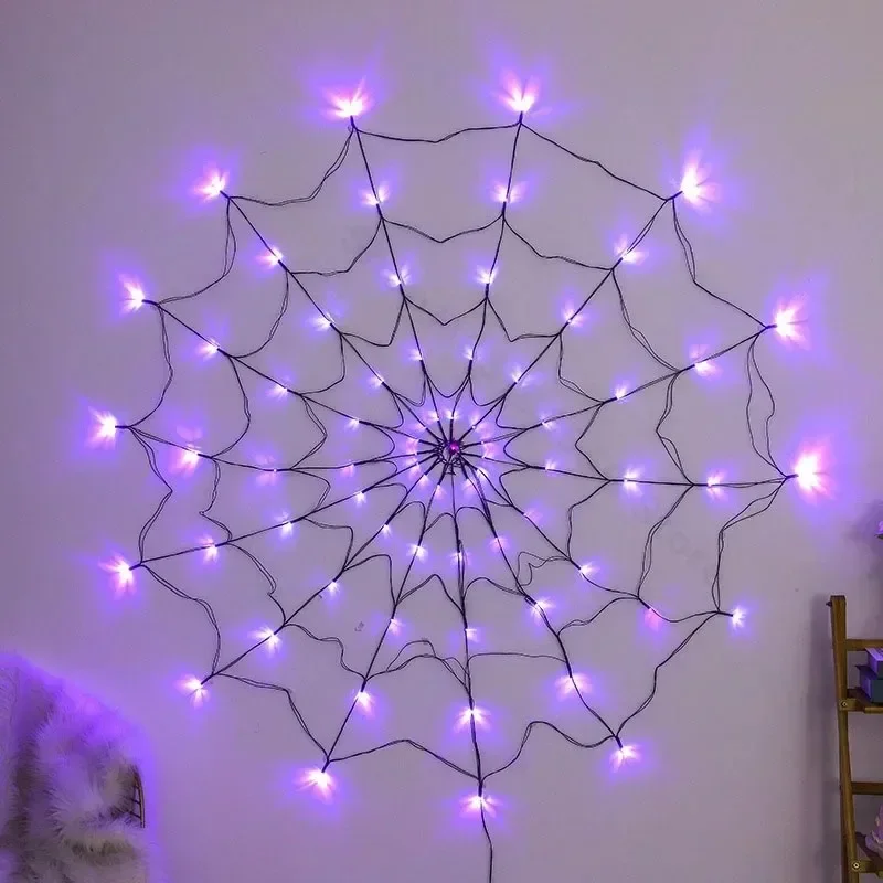 Guirnalda de Luces de Telaraña - Spider Web Halloween Decoration reseña y precio
