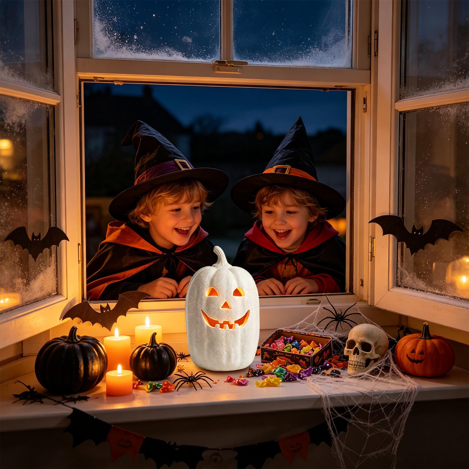 Linterna de calabaza de resina - Pumpkin Lantern Halloween reseña y precio