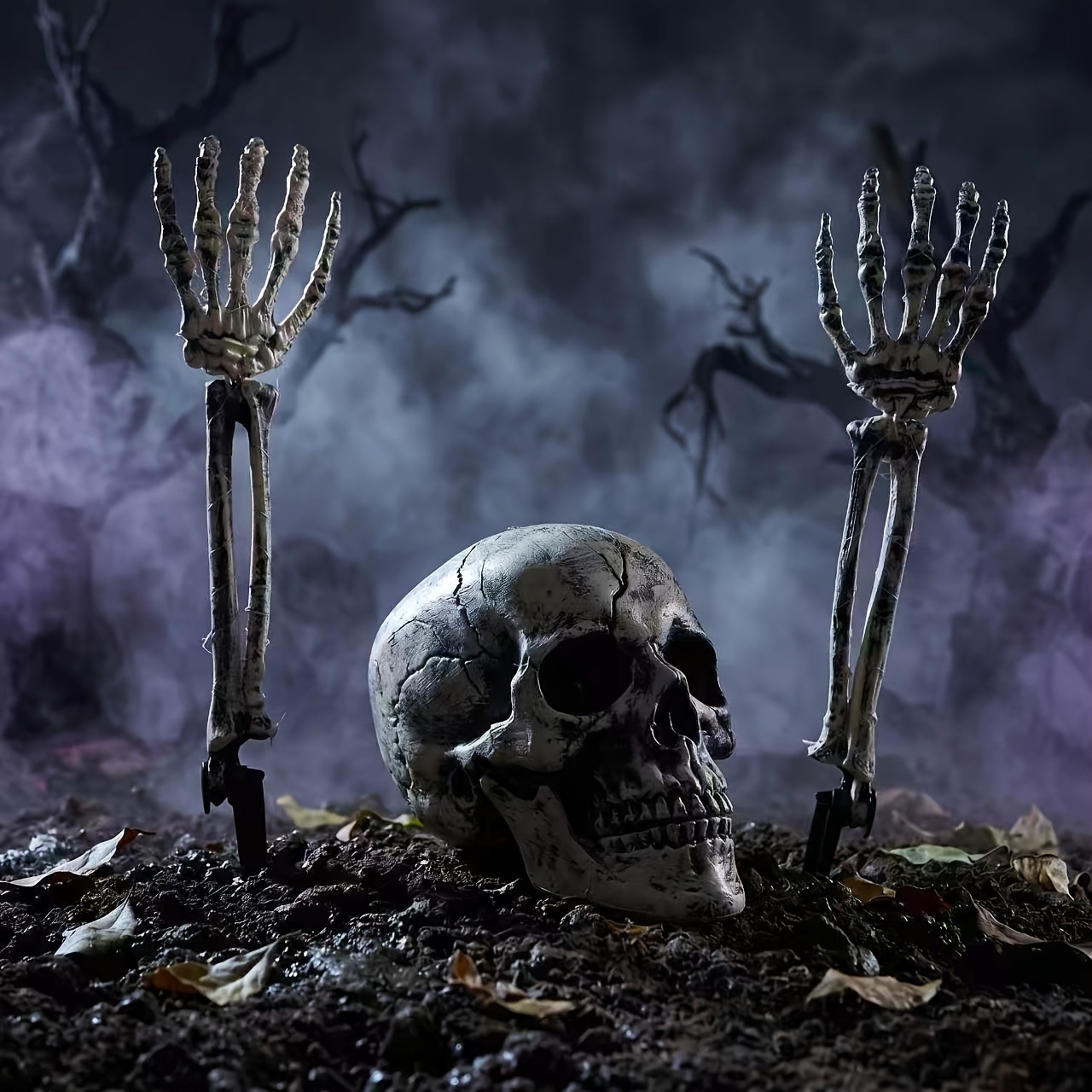 Juego de 3 piezas para decorar - Halloween Skeleton Decoration reseña y precio