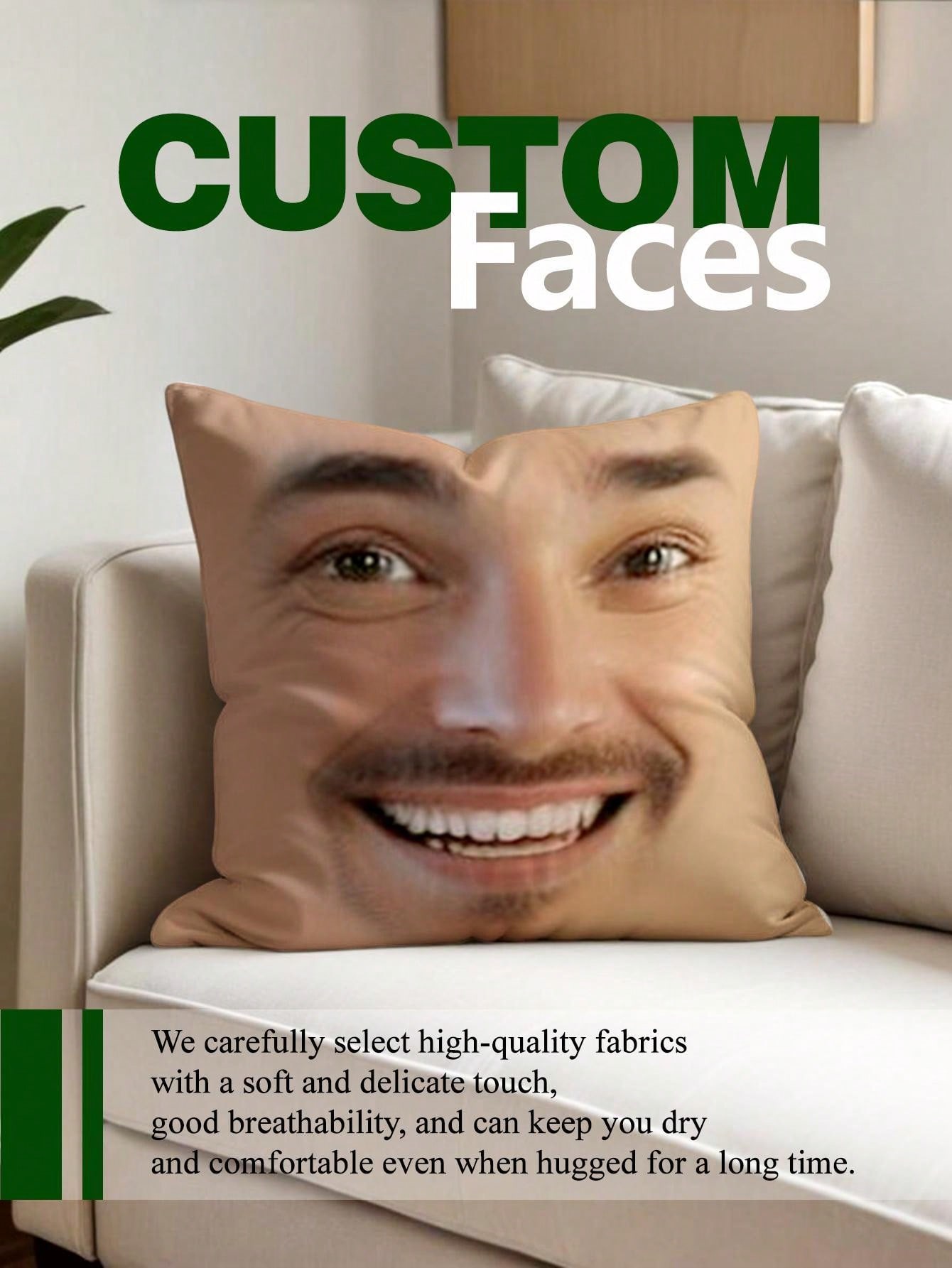 1 Almohada Cuadrada Personaliz - Halloween Party Supplies reseña y precio