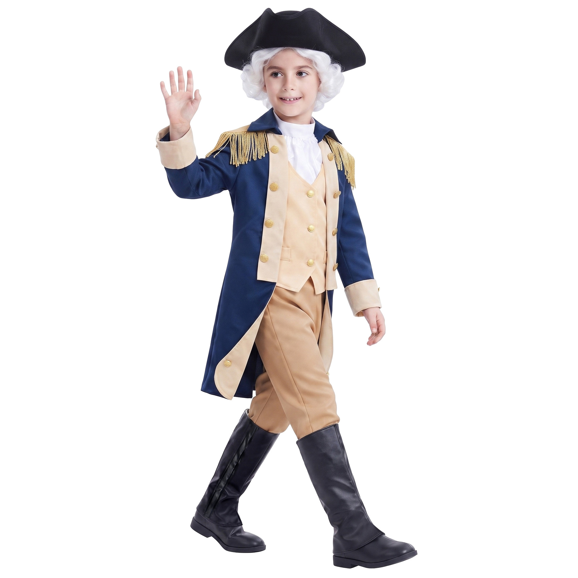 Disfraz de George Washington p - Halloween Costume Kids reseña y precio