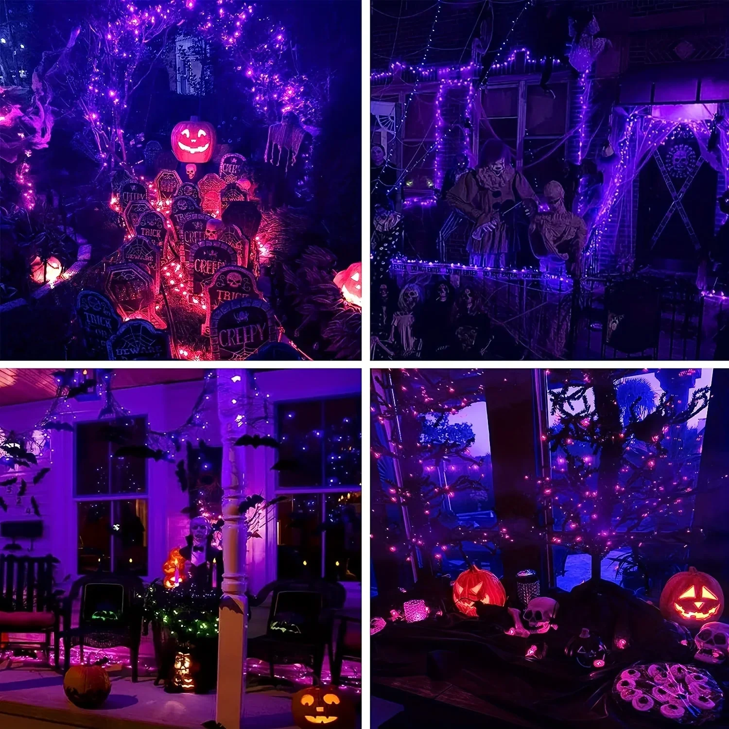 Guirnalda de luces de alambre  - Halloween Led String Lights Orange reseña y precio