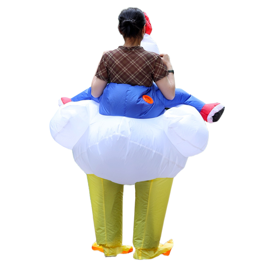 Disfraz inflable de pollo o pa - Halloween Costume Adult reseña y precio