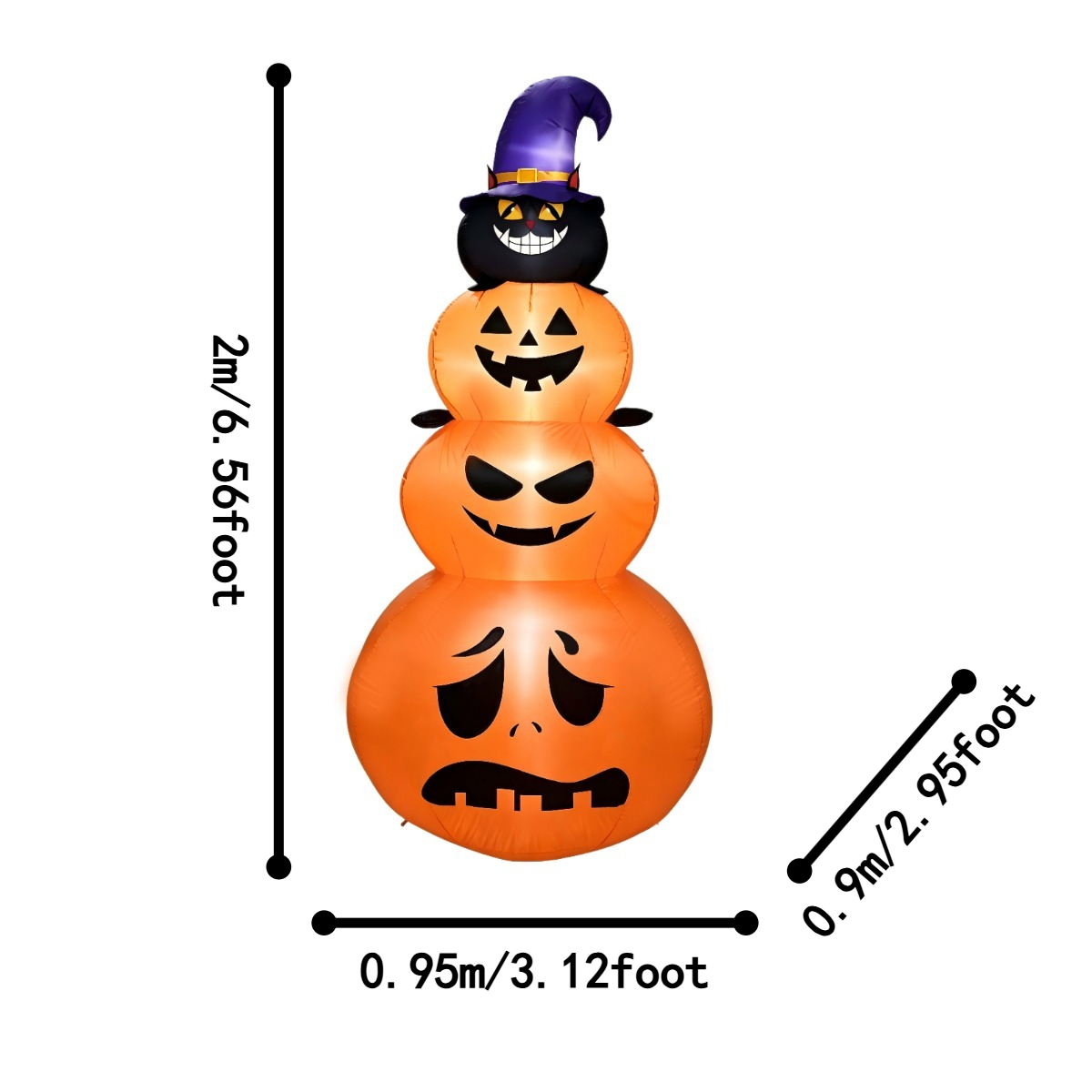 Decoraciones Navideñas para Ex - Halloween Pumpkin Decor Led reseña y precio