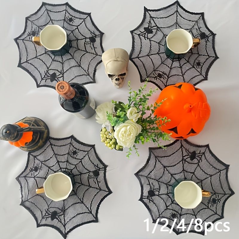 VIKAMA Manta de Mesa Aislante  - Spider Web Halloween Decoration reseña y precio