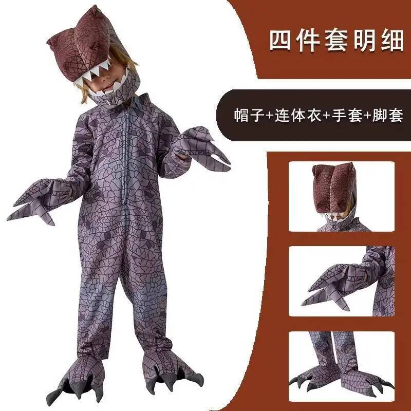 Nuevo disfraz de Raptor morado - Halloween Costume Kids reseña y precio