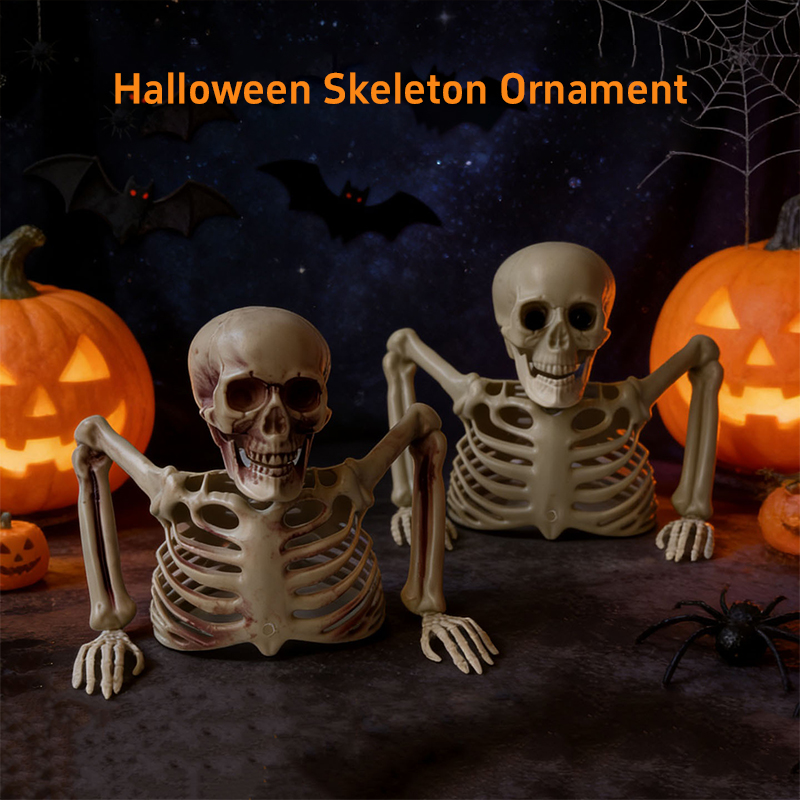 Adorno de calavera de medio es - Halloween Skeleton Decoration reseña y precio
