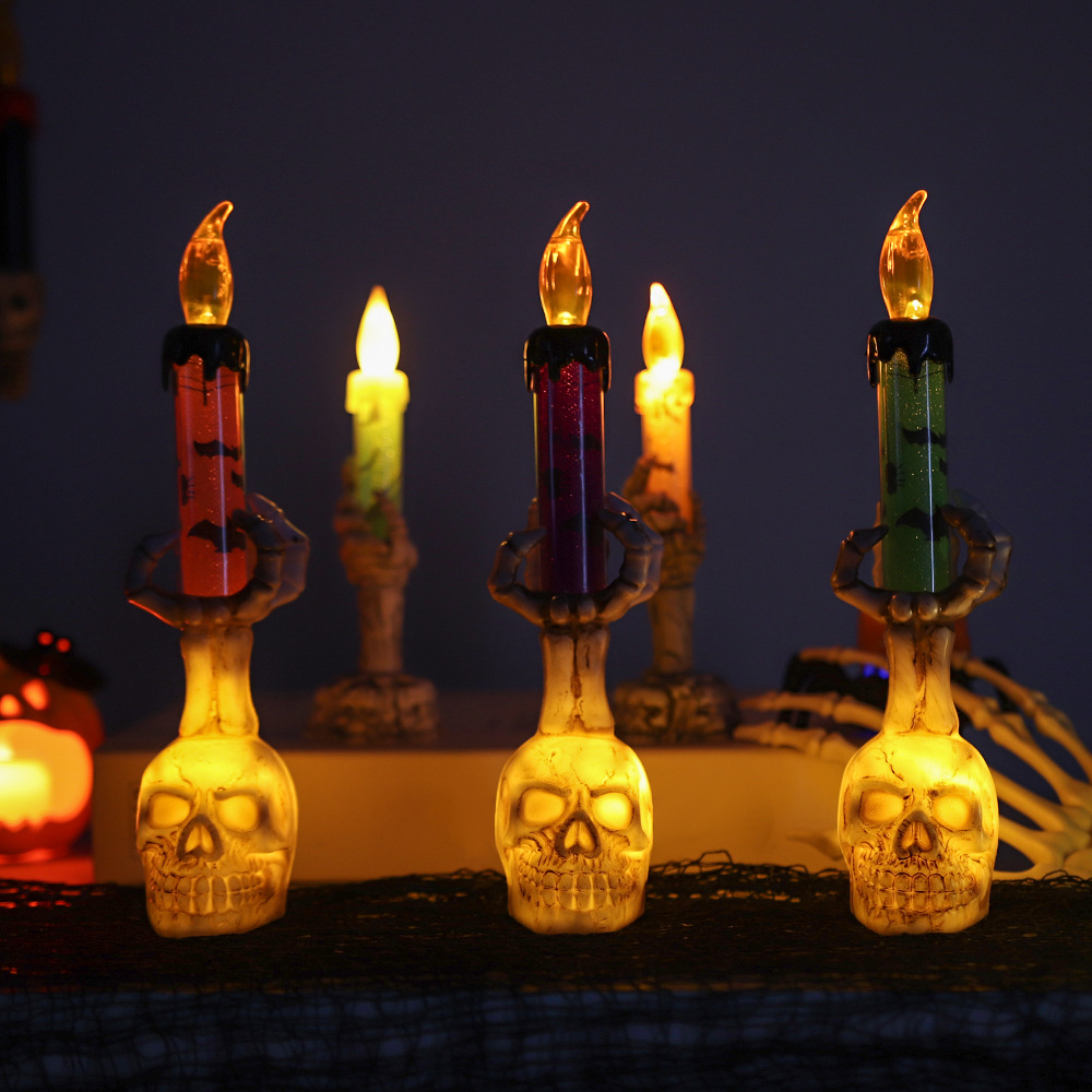 Vela LED con Forma de Mano de  - Halloween Pumpkin Decor Led reseña y precio