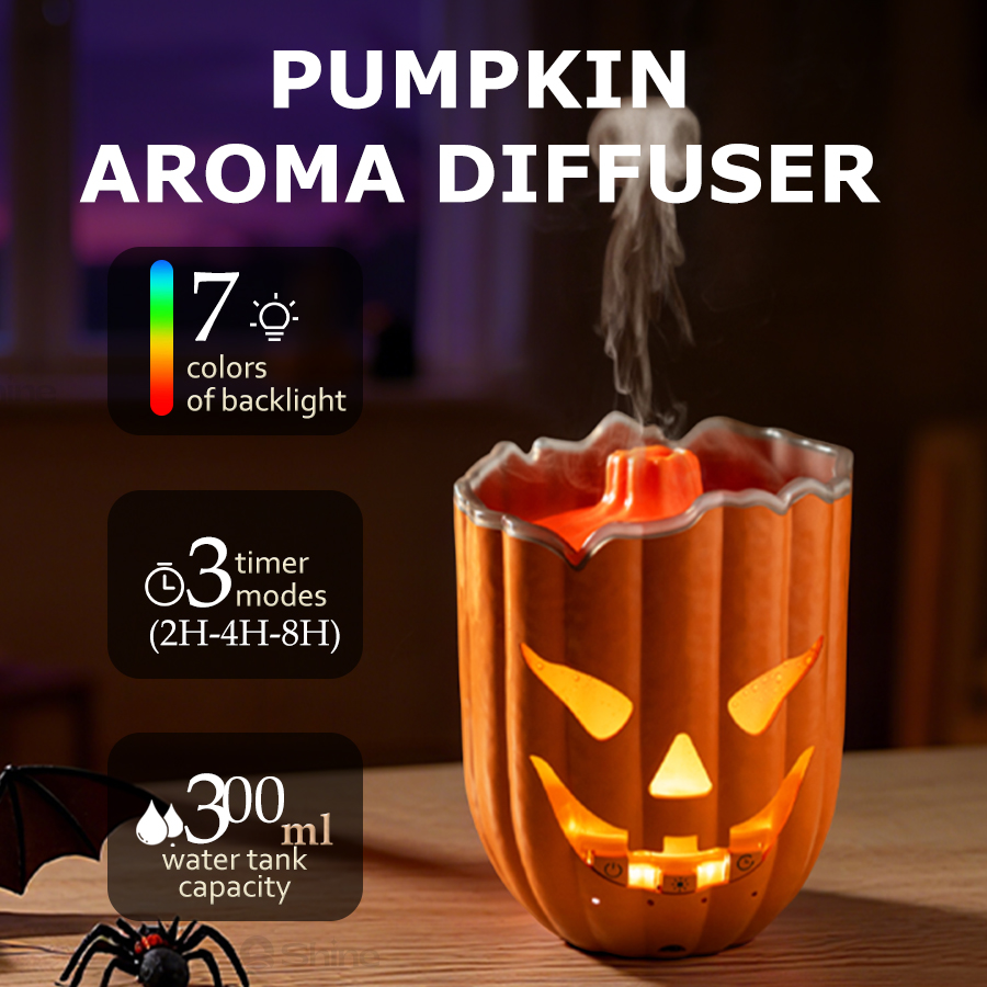 Humidificador de Aire con Form - Halloween Pumpkin Decor Led reseña y precio